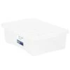 B&M Underbed Clear Storage Box With Lid 32L - Clear 1 B&M Underbed Clear Storage Box With Lid 32L - Clear -Household Items Shop 314173 32l underbed storage box with lid clear 2