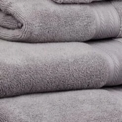 B&M Signature Zero Twist Face Cloth 3pk - Grey -Household Items Shop 3172653 317254 317255 317256 Signature Zero Twist grey towels 2 1