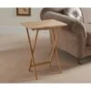 B&M Rubberwood Folding Table -Household Items Shop 320128 Rubberwood Folding Table