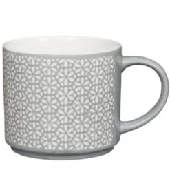 B&M Jumbo Embossed Stacking Mugs 4pk -Household Items Shop 329369 Jumbo Embossed Stacking Mugs Set of 4 3