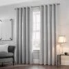 B&M Mystica Shimmer Thermal Lined Silver Curtains 66 X 90" -Household Items Shop 335318 335320 335321 335322 335323 mystica shimmer thermal lined curtain silver 1