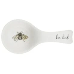 B&M Ceramic Spoon Rest -Household Items Shop 337110 ceramic spoon rest bee kind