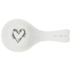 B&M Ceramic Spoon Rest -Household Items Shop 337110 ceramic spoon rest live laugh love