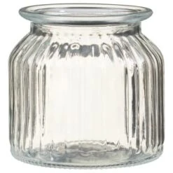 B&M Decorative Glass Storage Jar -Household Items Shop 337374 decorative glass storage jar 2