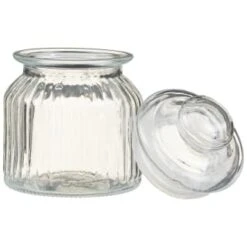 B&M Decorative Glass Storage Jar -Household Items Shop 337374 decorative glass storage jar 3