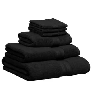 B&M Signature Bath Sheet - Black 5 B&M Signature Bath Sheet - Black - Image 3