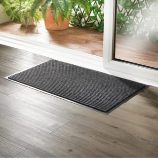 B&M Dirt Grabber Doormat 40 X 60cm - Grey 3 B&M Dirt Grabber Doormat 40 X 60cm - Grey