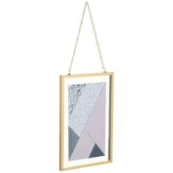 B&M Gold Hanging Picture Frame 4 X 6" -Household Items Shop 345499 gold hanging picture frame 2