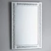 B&M Crushed Jewel Mirror - Silver -Household Items Shop 345547 crushed jewel mirror