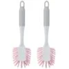 B&M Dish Brushes 2pk - Blush 2 B&M Dish Brushes 2pk - Blush -Household Items Shop 345628 2 printed dish brushes blush group