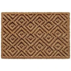 B&M Embossed Coir Doormat 40 X 60cm