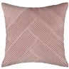 B&M Pleated Velvet Cushion - Blush -Household Items Shop 349589 pleated velvet cushion blush