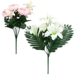 B&M Medium Flower Bunch - Pink 7 B&M Medium Flower Bunch - Pink -Household Items Shop 355635 medium bunch