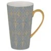 B&M Art Deco Latte Mug - Charcoal -Household Items Shop 355732 art deco latte mugs charcoal