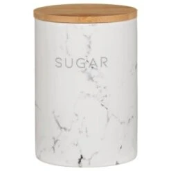 B&M Marble Effect Kitchen Canisters 3pc 13 B&M Marble Effect Kitchen Canisters 3pc -Household Items Shop 356820 storage canisters marble effect sugar