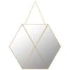 B&M Hanging Hexagon Mirror -Household Items Shop 358084 hexagon mirror