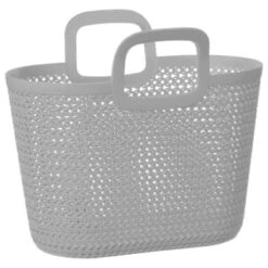 B&M Knit Handy Storage Basket - Light Grey