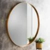 B&M Large Gold Mirror 80cm 2 B&M Large Gold Mirror 80cm -Household Items Shop 362597 large gold mirror