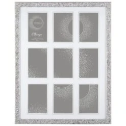 B&M Multi Aperture Jewel Photo Frame 9pc
