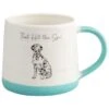 B&M Animal Slogan Mug - Dalmatian -Household Items Shop 363042 animal slogan printed mug with colour handle that hit the spot
