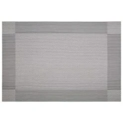 B&M Metallic Woven Placemats - Silver 4pk -Household Items Shop 363869 4pk silver metallic woven placemats 4