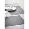 B&M Metallic Woven Placemats - Charcoal 4pk -Household Items Shop 363876 4pk woven charcoal placemats 3