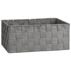B&M Woven Storage Baskets 3pk - Silver -Household Items Shop 365979 3pk woven baskets silver 2