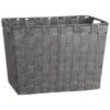 B&M Large Woven Storage Basket - Silver -Household Items Shop 365982 large woven basket silver