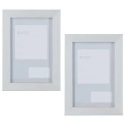 B&M Block Photo Frame 4 X 6" 2pk - Grey