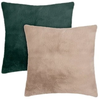 B&M Aspen Faux Fur Cushion - Dark Mink 3 B&M Aspen Faux Fur Cushion - Dark Mink - Image 2