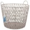 B&M Storage Basket With Tassel - Grey -Household Items Shop 368483 basket with tassel grey