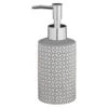 B&M Mosaic Soap Dispenser - Grey -Household Items Shop 368923 mosaic soap dispenser grey