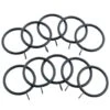 B&M Metal Curtain Rings 10pk - Black 2 B&M Metal Curtain Rings 10pk - Black -Household Items Shop 369327 metal curtain rings black