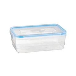 B&M Clip Top Food Containers 4pk - Blue -Household Items Shop 369681 4pk clip top food containers blue 4