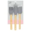 B&M Betty Winters Silicone Utensils 3pk - Grey -Household Items Shop 369972 3pk betty winters silicone utensils basting brush spoon and spatula grey