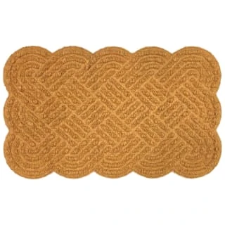 B&M Woven Coir Knot Doormat 3 B&M Woven Coir Knot Doormat