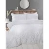 B&M Loft Studio Lara Seersucker King Duvet Set - White -Household Items Shop 370782 370783 lara seersucker white duvet set