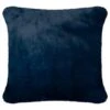 B&M Navy Aspen Faux Fur Cushion 1 B&M Navy Aspen Faux Fur Cushion -Household Items Shop 373089 aspen cushion navy1