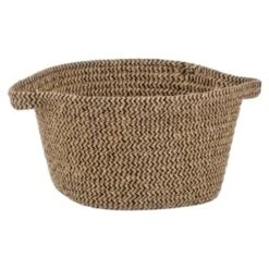 B&M Two Tone Mini Basket - Black & Natural