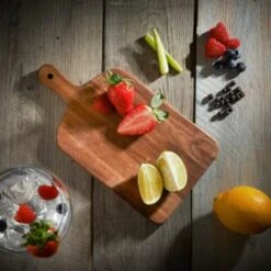 B&M Mini Acacia Wood Serve Boards 2pk -Household Items Shop 375102 2pk mini acacia wood serve boards