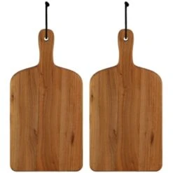 B&M Mini Acacia Wood Serve Boards 2pk -Household Items Shop 375102 2pk mini acacia wood serve boards group