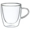 B&M Double Walled Glass Coffee Mug -Household Items Shop 375233 double walled glass coffee mug