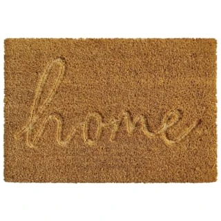 B&M Home Plaited Coir Doormat 40 X 60cm 2 B&M Home Plaited Coir Doormat 40 X 60cm