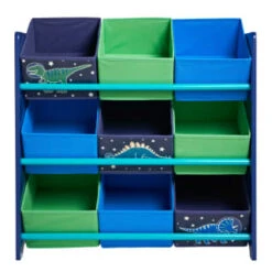 B&M Glow In The Dark Dinosaur 9 Tub Storage Drawers -Household Items Shop 375936 dinostar 9 tub storage 1