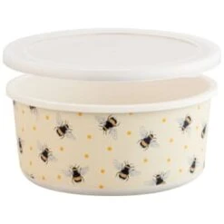 B&M Round Tubs 2pk - Bees -Household Items Shop 375966 2pk reuse and repurpose round tubs bee 2