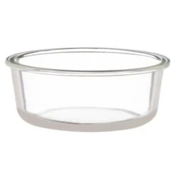 B&M Round Glass Food Containers With Bamboo Lid 2pk 10 B&M Round Glass Food Containers With Bamboo Lid 2pk -Household Items Shop 376822 2 round glass food containers 3