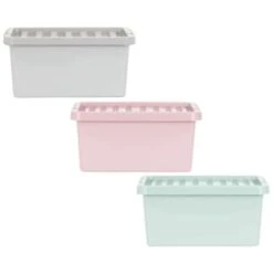 B&M Storage Box With Lid 11L - Dusty Pink 9 B&M Storage Box With Lid 11L - Dusty Pink -Household Items Shop 377031 377033 377036 11l storage box group 2