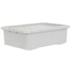 B&M Under Bed Storage Box 32L - Grey -Household Items Shop 377037 under bed storage box 32l grey 2
