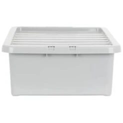 B&M Under Bed Storage Box 32L - Grey 10 B&M Under Bed Storage Box 32L - Grey -Household Items Shop 377037 under bed storage box 32l grey
