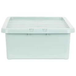 B&M Under Bed Storage Box 32L - Sage -Household Items Shop 377040 under bed storage box 32l sage 2
